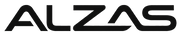 Black 'ALZAS' logo on a white background