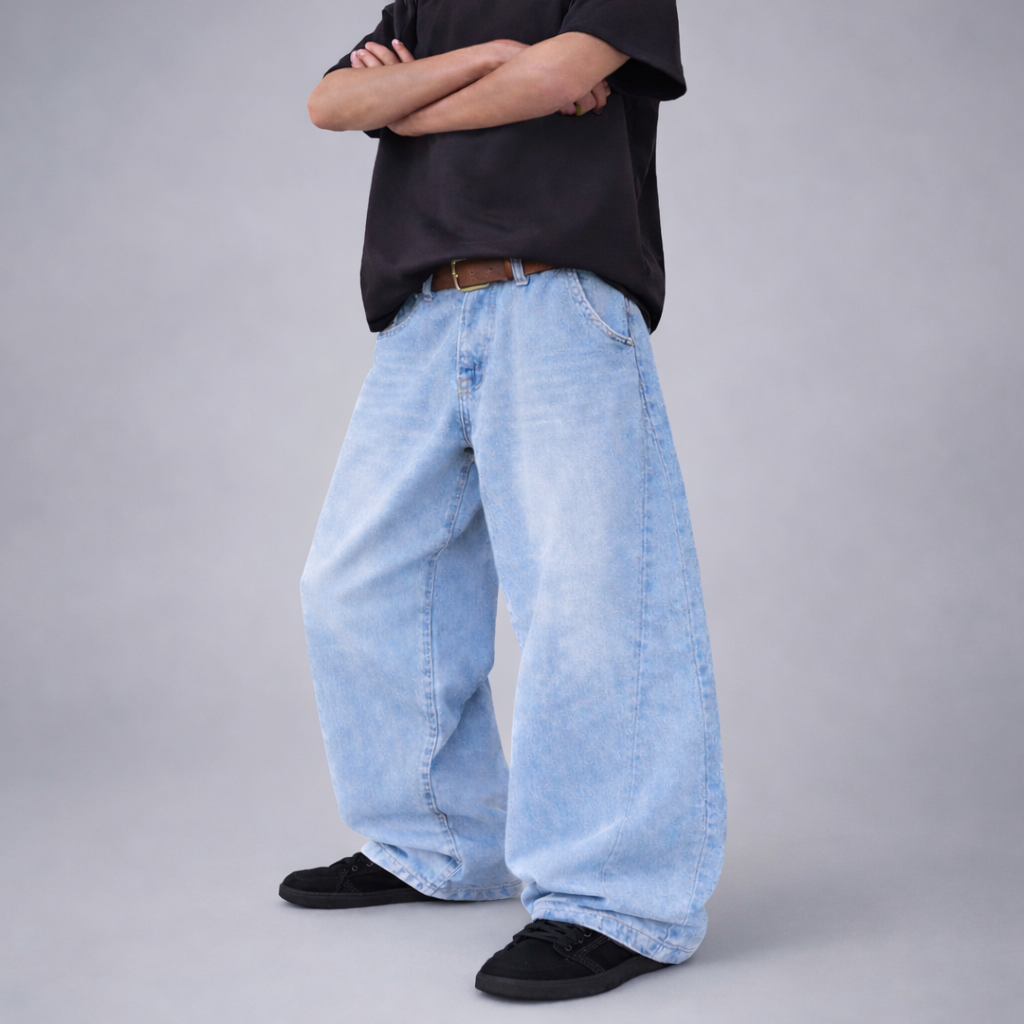 Barrel Wide Baggy Jeans
